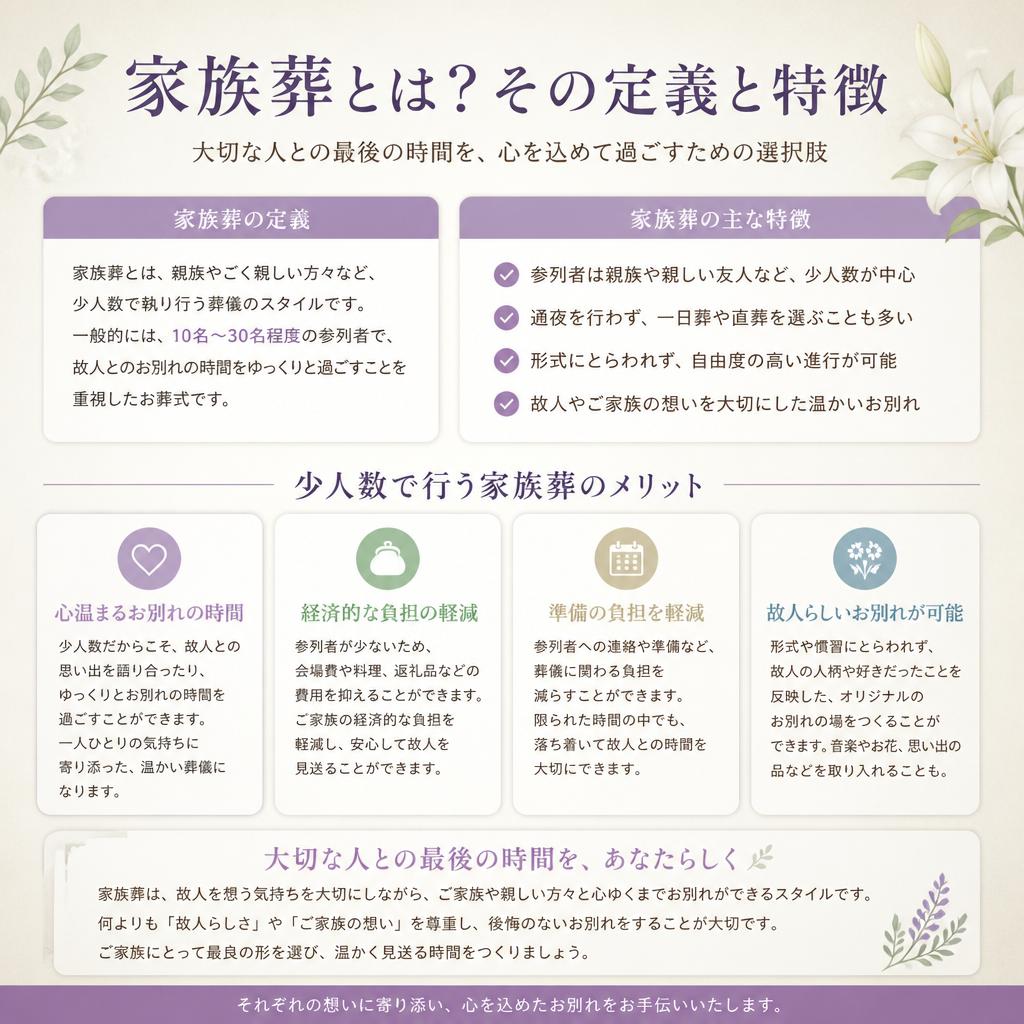 家族葬とは？その魅力を紹介