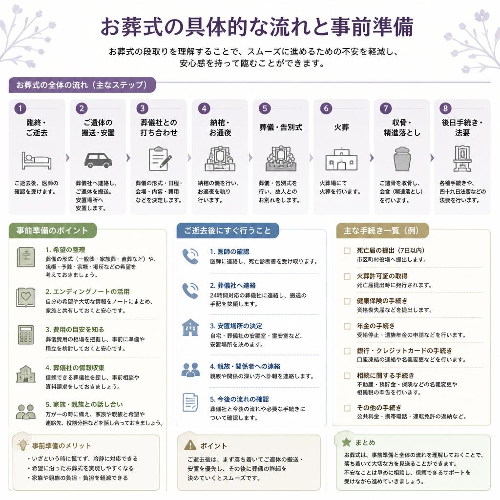 実際の流れと準備のポイント