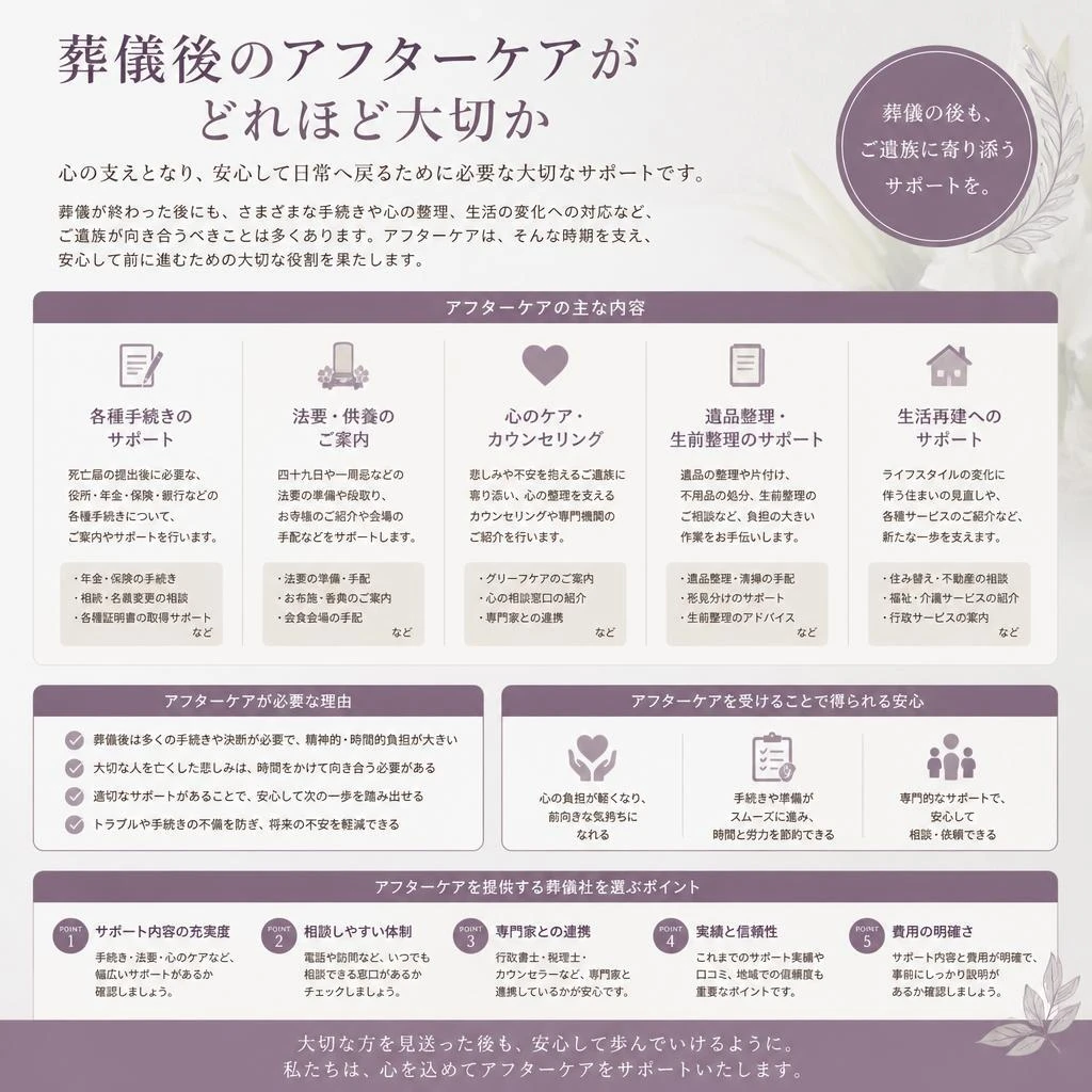 4. アフターケアの重要性