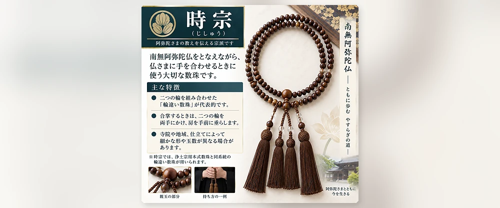 時宗数珠画像